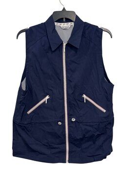 Blast Navy Blue Sleeveless Vest size womens L